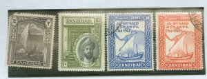 Zanzibar #171/214/218-219 Used Single