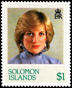 Solomon Islands #471-474, Complete Set(4), 1982, Royalty, Never Hinged