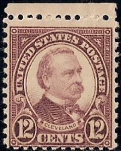 693 12 cent Cleveland, Brown Violet Stamp mint OG NH F