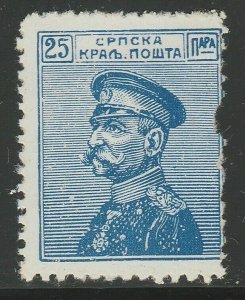 Serbia 1911-14 King Peter I Karageorgevich 25p MNH** A16P49F735-