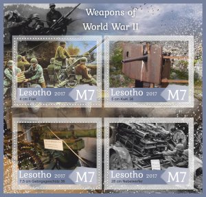 Stamps World War II 1+1 sheets perforated MNH** 2017 year