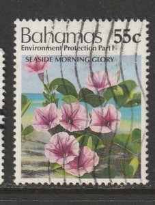 1993 Bahamas - Sc 785 - used VF - 1 single - Seaside Morning Glory