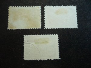 Stamps - Cuba - Scott# 452-454 -Used Set of 3 Stamps