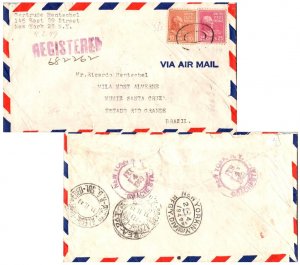 United States Prexies 10c Tyler and 25c McKinley Prexie 1949 New York, N.Y. G...