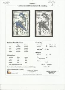 # 1241 MINT NEVER HINGED JAMES AUDUBON JAYS     VF+