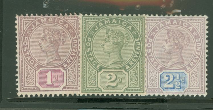 Jamaica #24-26 Unused Single