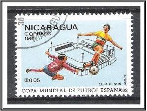 Nicaragua #1102 Soccer World Cup CTO NH