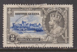 British Guiana 223 King George V Sliver Jubilee Issue 1935