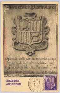 ad8717 - ANDORRA - POSTAL HISTORY - Maximum Card 1946-