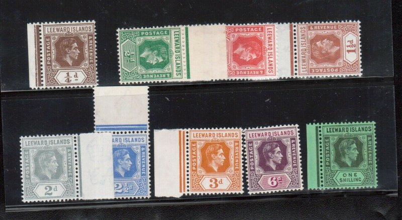 Leeward Islands #103 - #111 Very Fine Never Hinged