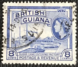 British Guiana #259 Used Single Sugar Cane Entering Factory L39