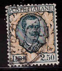 Italy Scott 90 Used 1926 2.50 Lire stamp