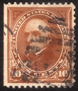 1898, US 10c, Webster, Used, Sc 283