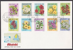 AITUTAKI Cook Is 1994 Flowers FDC..........................................A2161