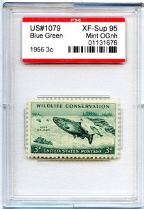 US SCOTT #1079 MINT-XF-SUP-OG-NH GRADED 95 PSE ENCAPSULATED SMQ $30 (8/14/24 GP)