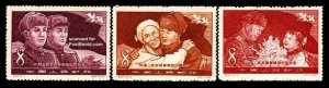China People’s Republic 1958, Korea army 3v, MNH