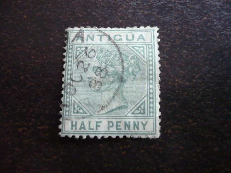 Stamps - Antigua - Scott# 12 - Used Part Set of 1 Stamp