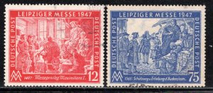 Germany Deutsche Post Scott # 580 - 581, used