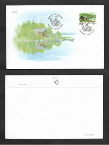 SD)1999 FINLAND ON FIRST DAY, NATURE CONSERVATION, SAUNA TYPE 1977, XF