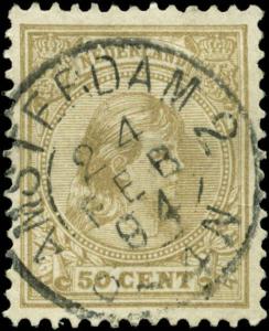 Netherlands Scott #49 Used