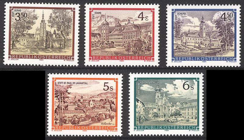 Austria 1984  Scott #1285-88A MNH