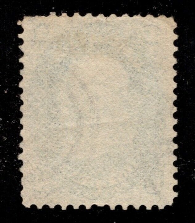 10719 OAS-CNY SCOTT 63 –1861 1¢ Benjamin Franklin blue USED PERF FAULT XF-S $65