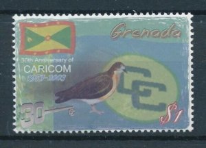 [108884] Grenada 2003 Bird 30th Anniversary of Caricom Caribbean Community  MNH