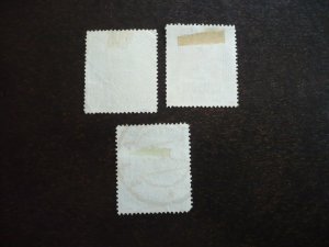 Stamps - Libya - Scott# 55,57,59 - Used Part Set of 3 Stamps