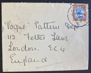 1936 Port Sodas Sudan Cover To London England