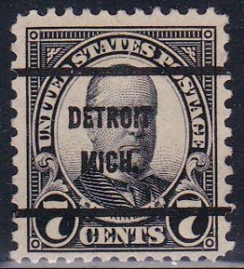 Precancel - Detroit, MI PSS 639-61 - Bureau Issue