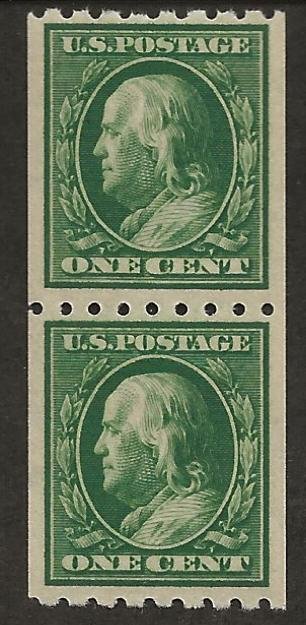 UNITED STATES SC# 390 PAIR  FVF/MOG