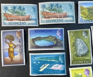 ST. VINCENT # 226-240--MINT/HINGED----COMPLETE SET-----1965-67