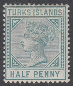 Turks Islands 48a MLH CV $29.00