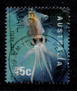 Australia #1702 Marine Life - Fiery Squid Used - CV$1.00