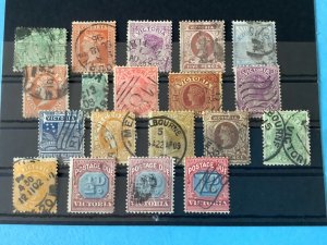 Australia Victoria Vintage Used Stamps R46307 