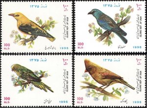 Iran 1996 MNH Stamps Scott 2673-2676 Persian New Year Birds