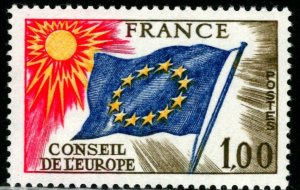 ES-14855 FRANCE 1975-76 FLAG COUNCIL OF EUROPE SET SCOTT 1O18 MNH