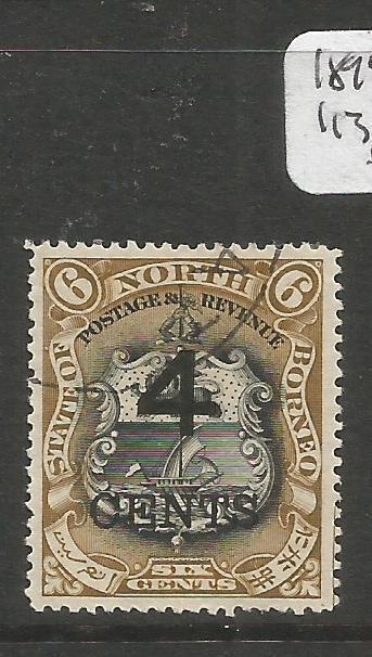 North Borneo 1899 SG 113 VFU (3cxz)