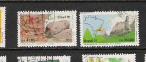 BRAZIL 2322-23 VFU MAP X399B