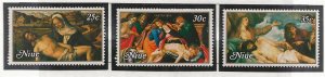 NIUE Sc 262-64+B37-40 NH issue of 1980 - ART