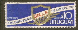 Uruguay   Scott 810  Liberator's Cup   Used