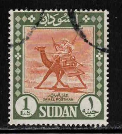 SUDAN Scott # 159 Used 2 - Postman On camel