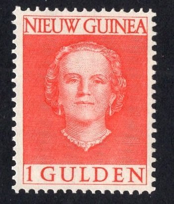 Netherlands  New Guinea  #19  MH  1950  Juliana  1g