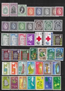 ST VINCENT SCOTT #185-544 (1953-1980) GRENADINES-UNION IS- QEII SETS MINT NH/LH