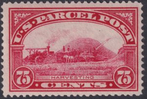 U.S. Sc# Q11 Harvesting 75¢ Parcel Post MNH CV $190.00 Stk #1