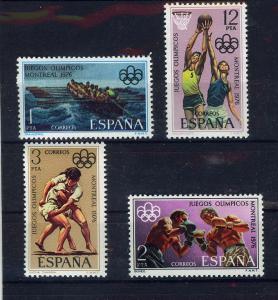 SPAIN ESPAÑA 1976 MNH SC.1965/1968 Olympic Games Montreal