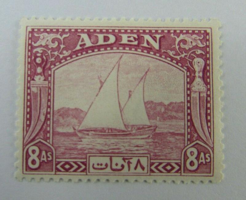1937 Aden Yemen SC #8 Sailboats  MH stamp