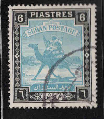 SUDAN Scott 90 used Camel Mail