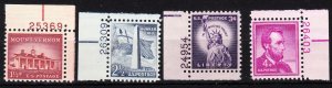 MOstamps - US Mint OG NH Liberty Series PNS Stamps (4 stamps) - Lot # HS-D977
