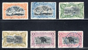 Belgian Congo #20-25  VF  Used,  CV $34.00   .....   0570018